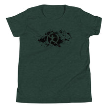 Load image into Gallery viewer, CHQMA Q-Guy Ink Splatter Youth Short Sleeve T-shirt
