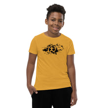 Load image into Gallery viewer, CHQMA Q-Guy Ink Splatter Youth Short Sleeve T-shirt