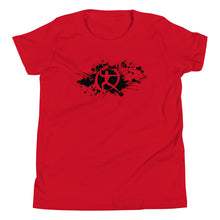 Load image into Gallery viewer, CHQMA Q-Guy Ink Splatter Youth Short Sleeve T-shirt