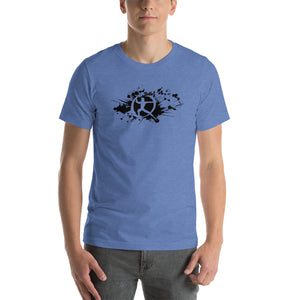 CHQMA Q-Guy Ink Splatter Short-Sleeve T-shirt (Unisex)