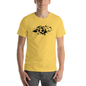 CHQMA Q-Guy Ink Splatter Short-Sleeve T-shirt (Unisex)