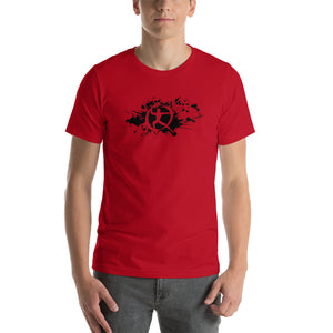 CHQMA Q-Guy Ink Splatter Short-Sleeve T-shirt (Unisex)